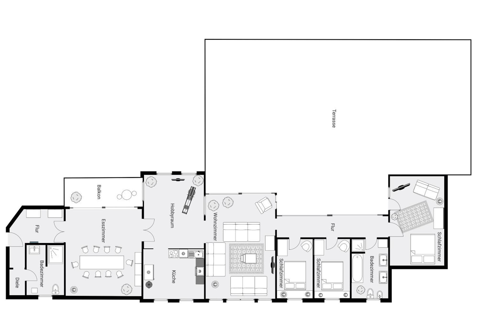 Luxurioese Penthaus In # Cosiness Company Apartment *